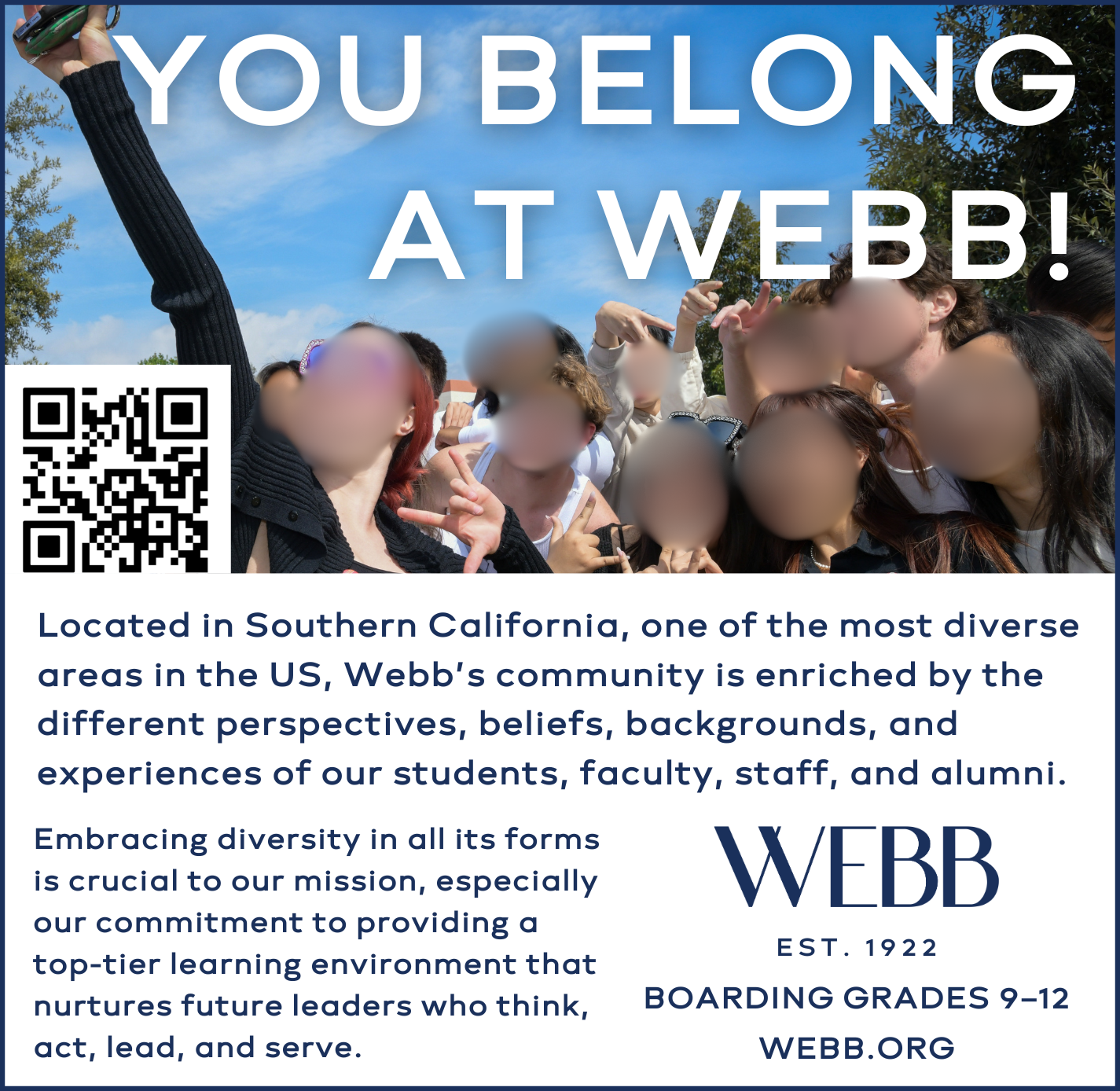 you belong at webb ad